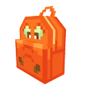Orange Dino Backpack
